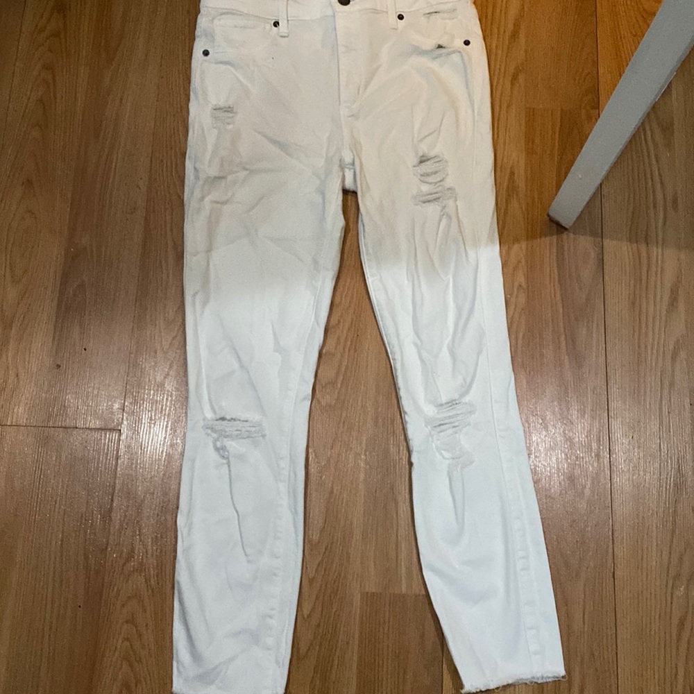 Abercrombie  white jeans